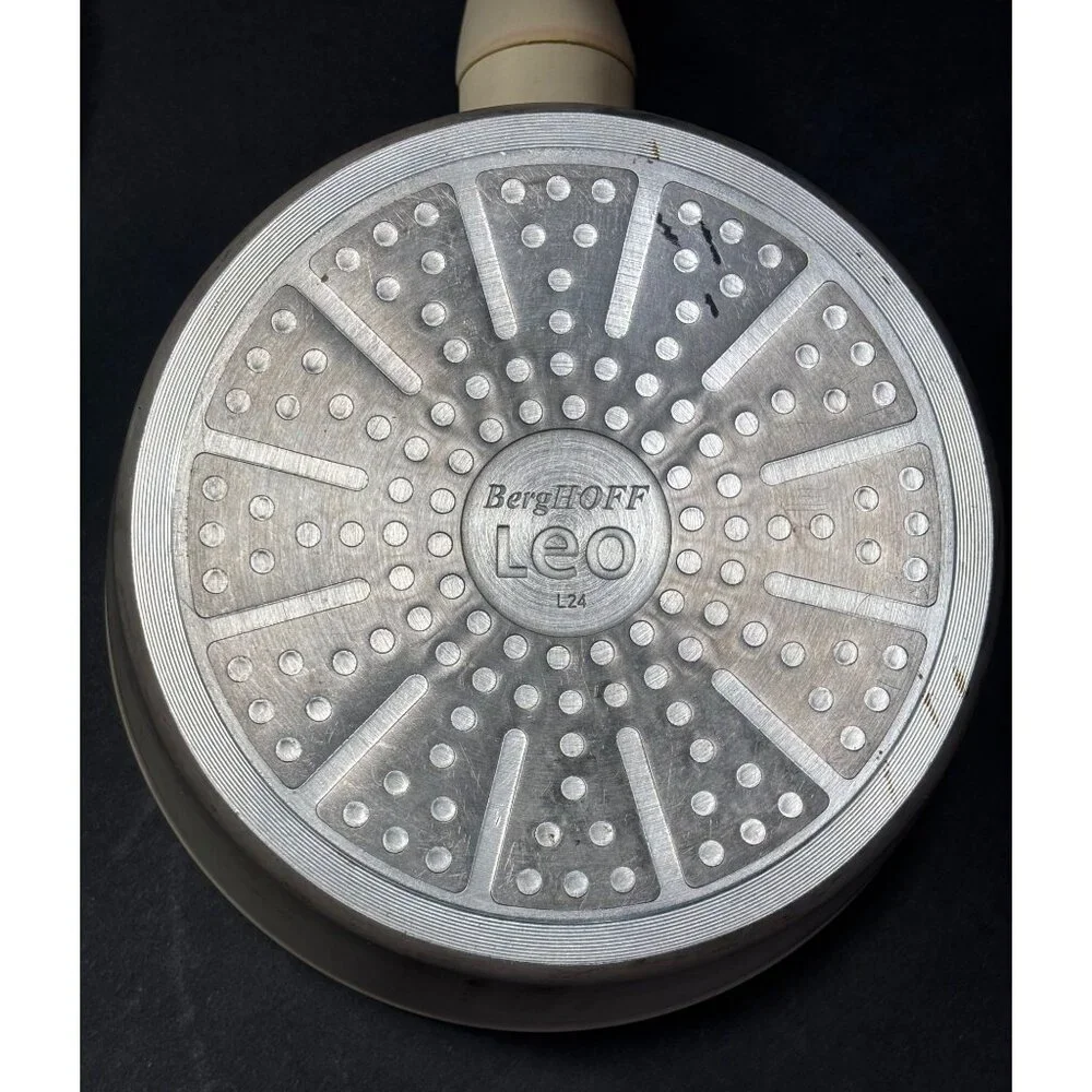BergHOFF Leo Nonstick 1 1/2 qt Saucepan With Lid Beige Aluminum Cookware